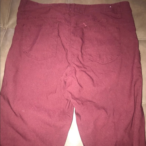 Rue 21 Red Skinny Jeans. - Picture 2 of 3